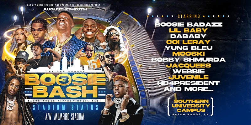The 3rd Annual BOOSIE BASH-Baton Rouge Hip Hop Festival
