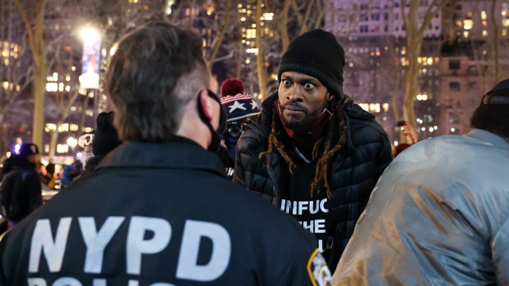 Black Lives Matter of Greater New York leader Hawk Newsome