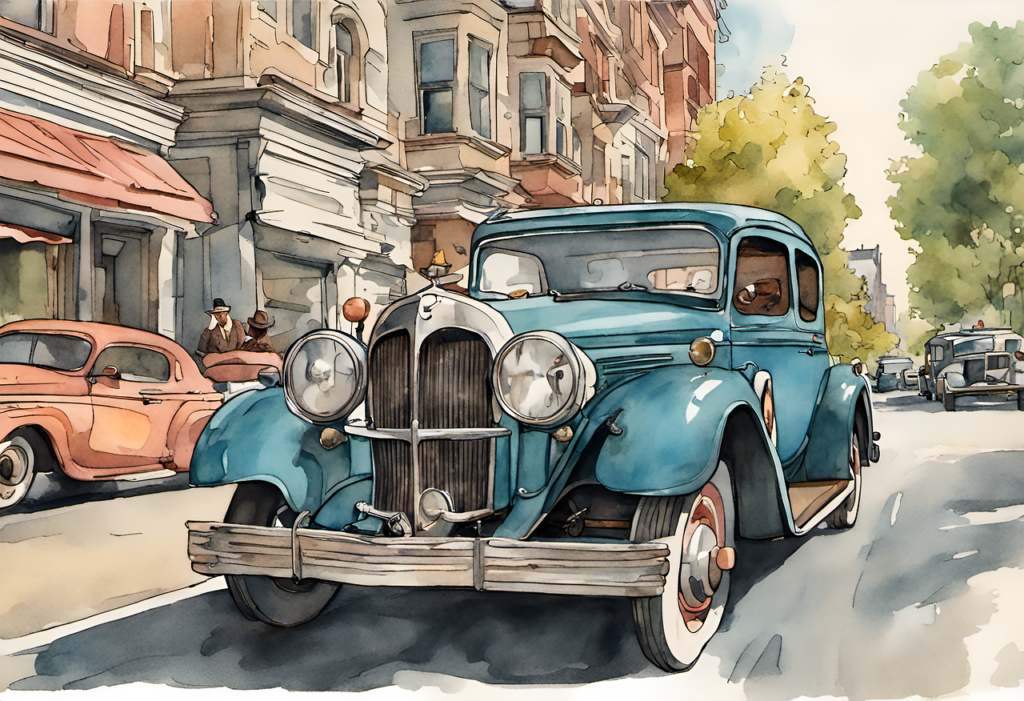 antique car, automobile, watercolor-8280629.jpg